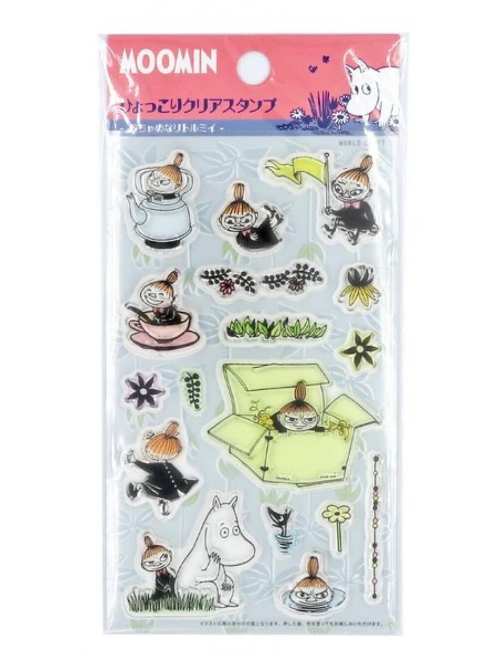 Moomin Little My Japanese Stamps Sticker Set Cute Kawaii Stationery